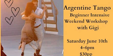 Argentine Tango Beginner Intensive Workshop
