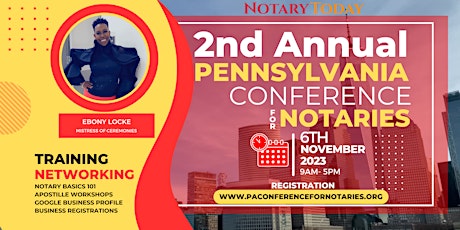 2nd Annual Pennsylvania Conference for Notaries