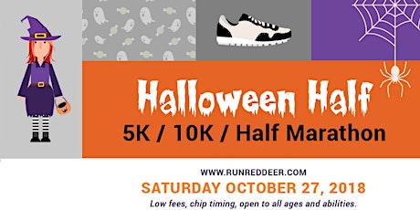 2018 Red Deer Healthy Smiles Halloween Half Marathon primary image