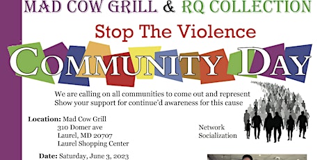 Stop The Violence, Community Day