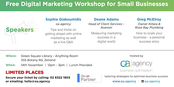 Small Business Digital Marketing Workshop