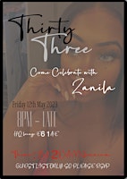 Thirty Three Come Celebrate With Zee primary image