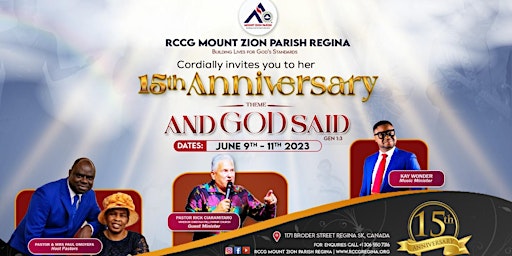RCCG Mount Zion Parish's 15th Anniversary