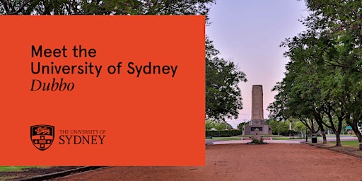 Imagem principal do evento Meet the University of Sydney - Dubbo