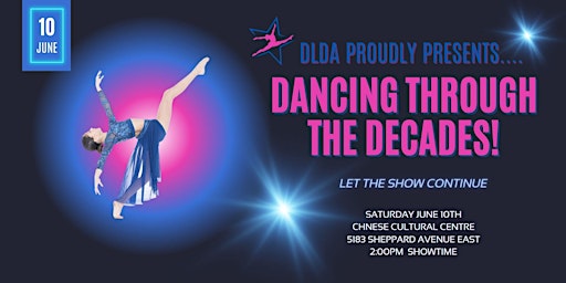DLDA  Showcase - "Dancing through the Decades" continued (Saturday recital) primary image