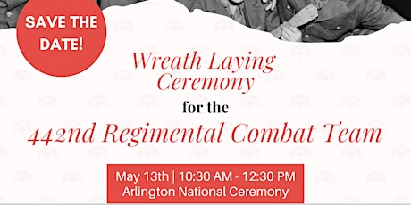 Wreath Laying Ceremony for the 442nd Regimental Combat Team primary image