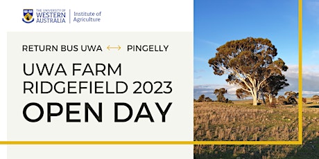 Return bus from UWA to Pingelly for the UWA Farm Ridgefield  2023  Open Day primary image