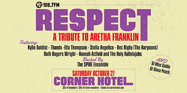 RESPECT - A tribute to Aretha Franklin