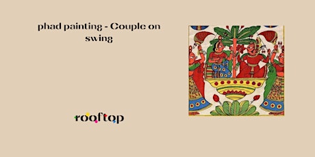 Phad Painting - Couple on Swing