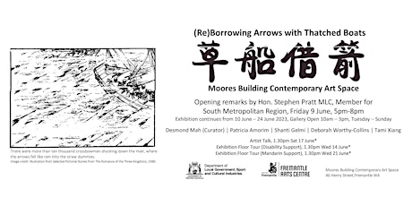 (Re)Borrowing Arrows with Thatched Boats, 9 June, art exhibition opening