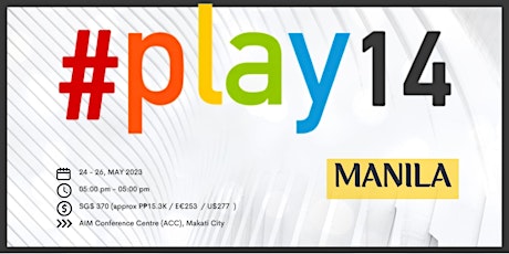 Imagem principal do evento #play14 - MANILA