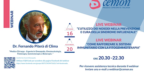 Webinar - Dott. Fernando Piterà di Clima - NOSODI E TRATTAMENTO DELL'INFLUE...