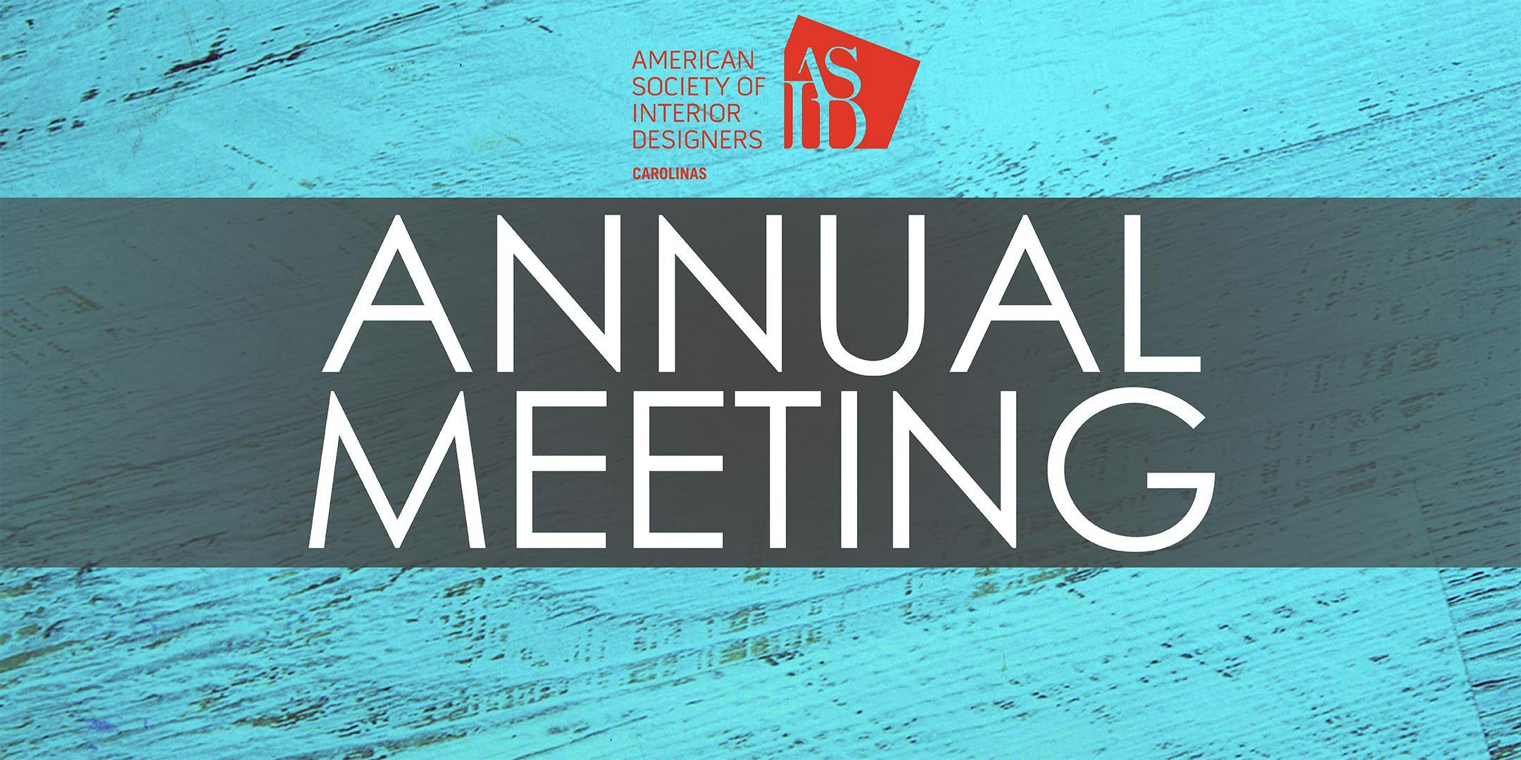 ASID Carolinas 2018 Annual Meeting - Cancelled