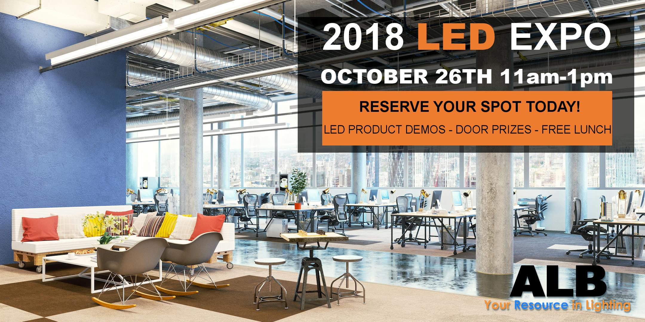 2018 Alb Energy Solutions Led Lighting Expo 26 Oct 2018 Alb Energy Solutions Led Lighting Expo