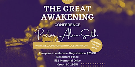 The Great Awakening Conference in South Carolina primary image