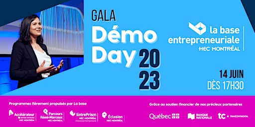 Gala Démo Day 2023 de La base entrepreneuriale HEC Montréal primary image