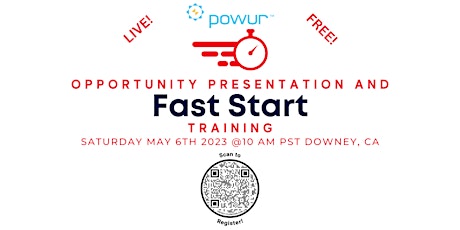 LIVE Powur Opportunity Presentation & Fast Start Training! primary image