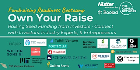 Own Your Raise Bootcamp: Raising Seed Funding from Investors primary image