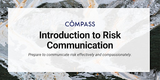 Primaire afbeelding van Introduction to Risk Communication