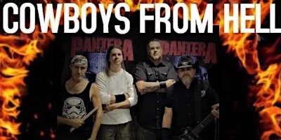 Imagem principal do evento Cowboys from Hell Tribute to Pantera  wsg Disciple tribute to Slayer