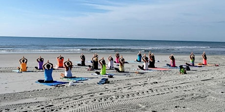 BEACH YOGA SAT JUNE 3rd -  Bucket List Beach Yoga is BACK on the weekends!