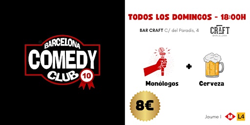Imagen principal de Domingo - Barcelona Comedy Club