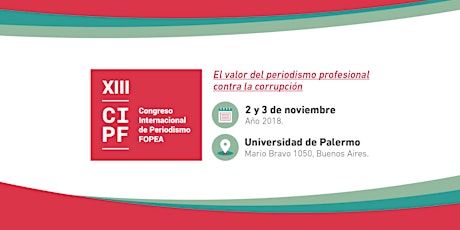 XIII Congreso Nacional e Internacional de Periodismo FOPEA
