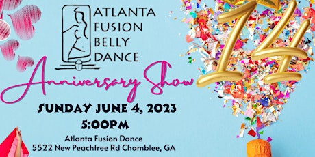 Atlanta Fusion Belly Dance 14 Year Anniversary Show