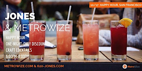 Jones X MetroWize Pop-Up Happy Hour primary image