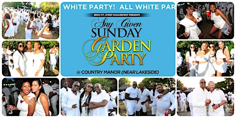 Imagem principal do evento AGS ALL WHITE Garden Party - Sunday 25th June 2023