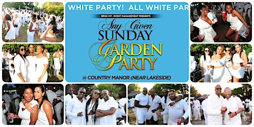 Imagem principal de AGS ALL WHITE Garden Party - Sunday 25th June 2023