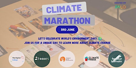 Climate Marathon to celebrate World Environment Day  !