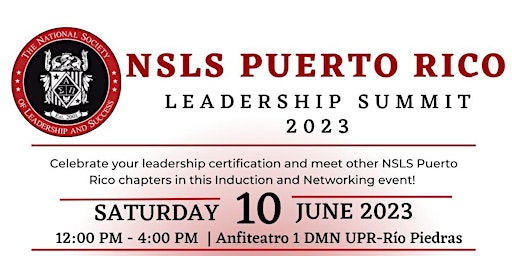 Imagen principal de NSLS Puerto Rico Leadership Summit