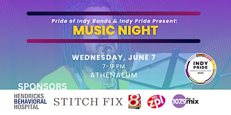 Pride of Indy Bands & Indy Pride Present: Music Night