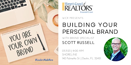 Image principale de BUILD YOUR PERSONAL BRAND with SCOTT RUSSELL