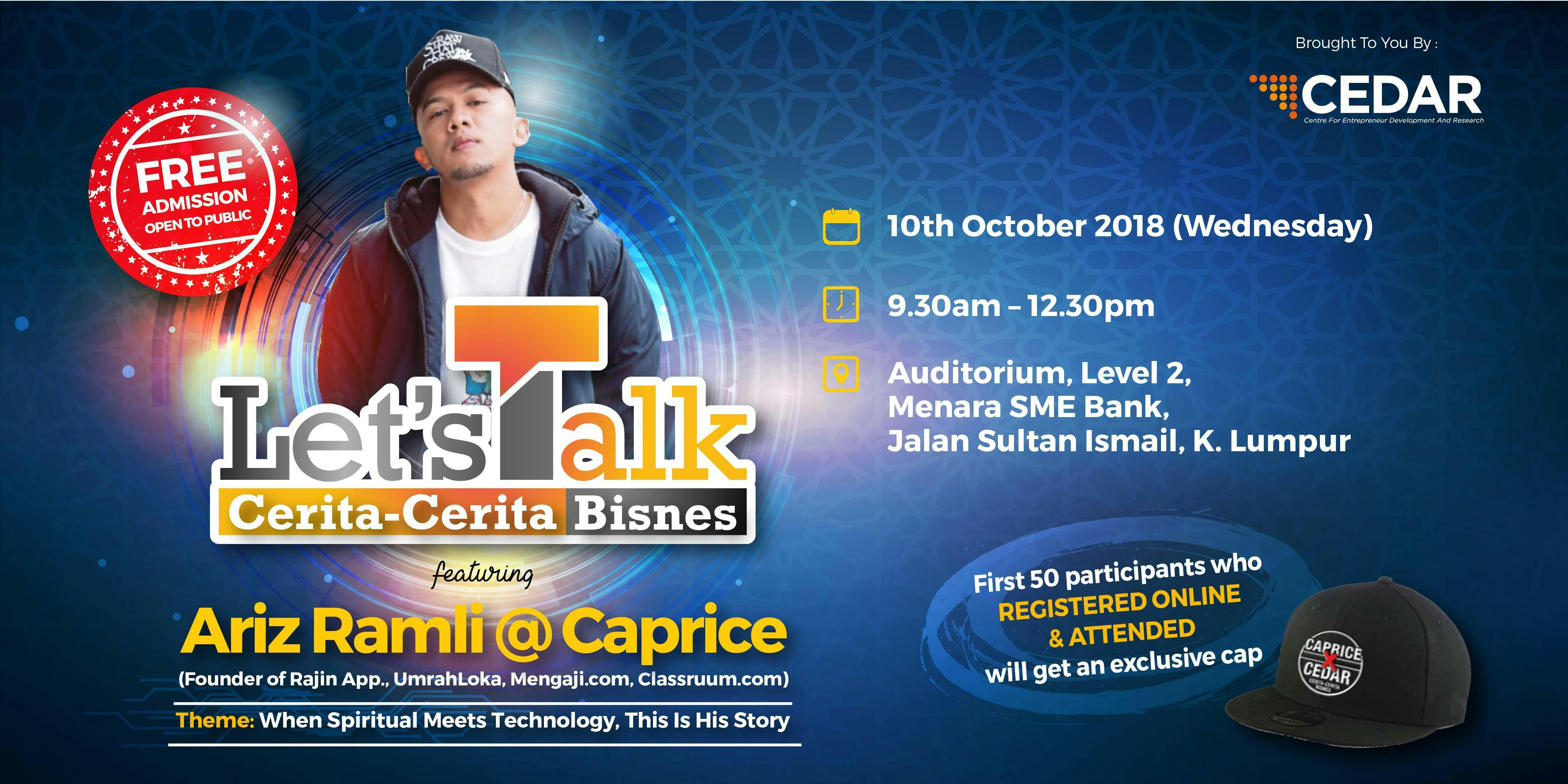 Let S Talk Cerita Cerita Bisnes Feat Caprice 10 Oct 2018