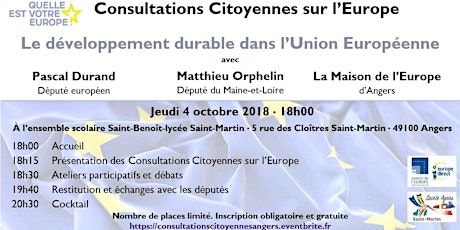 Image principale de Consultations Citoyennes sur l’Europe : Le développement durable dans l’Union Européenne