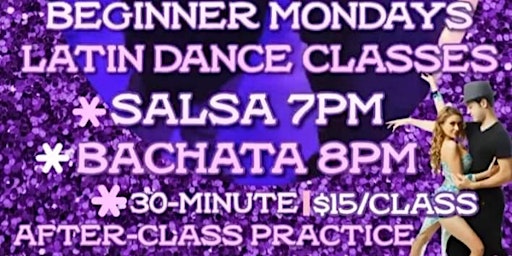 Primaire afbeelding van Fayetteville Latin Dance - Beginner Mondays Latin Dance Classes
