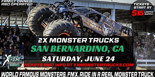 2X Monster Trucks Live San Bernardino, CA