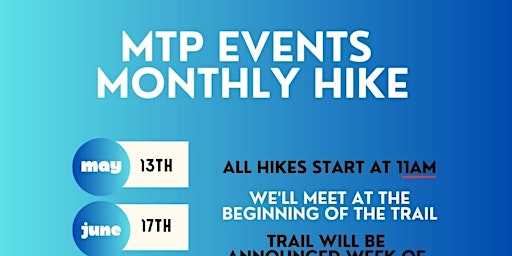 MTP MONTHLY FITNESS HIKE primary image