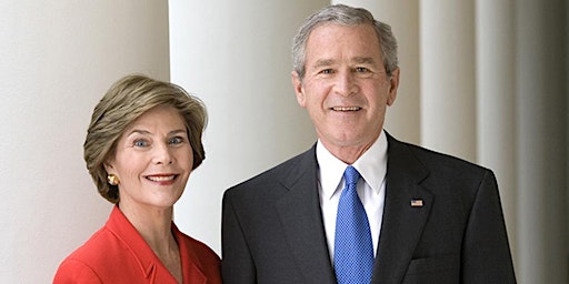 George W. Bush, Laura Bush, and the 9/11 Memorial - Bush Museum Tour