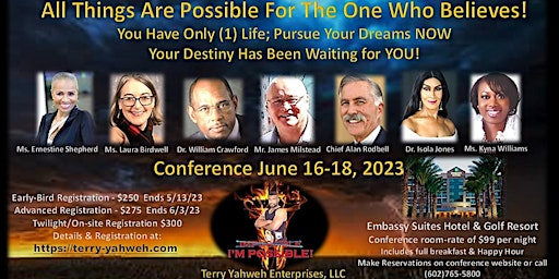 ALL THINGS ARE POSSIBLE FOR THE ONE WHO BELIEVES CONFERENCE primary image