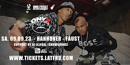 Onyx  Live in Hannover - Kulturzentrum Faust - Sa. 09.09.23 primary image