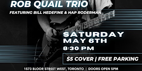Live Blues: Rob Quail Trio