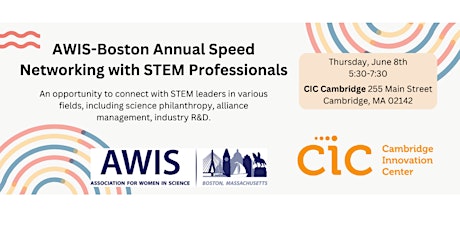 AWIS-Boston Annual Speed Networking with STEM Professionals