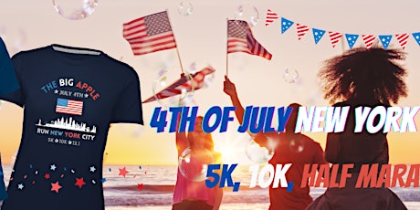 4th of July Virtual Run 5K/10K/13.1 NEW YORK