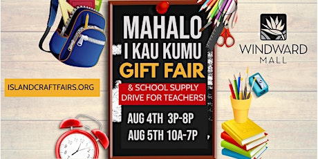Mahalo I Kau Kumu Gift & School Supply Drive for Teachers