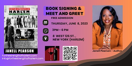 For the Strength of Harlem- Author Book Signing (Meet & Greet)