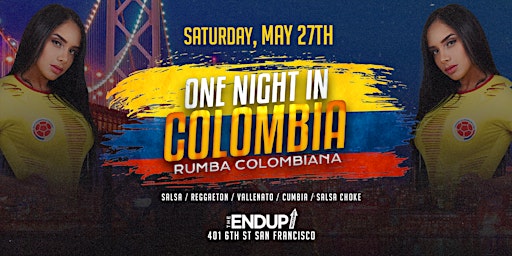 "ONE NIGHT IN COLOMBIA" RUMBA COLOMBIANA | SAN FRANCISCO primary image