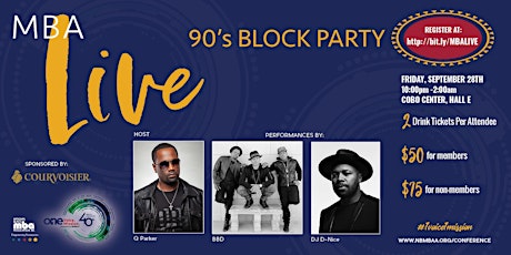 Image principale de NBMBAA® MBA Live: 90s Block Party